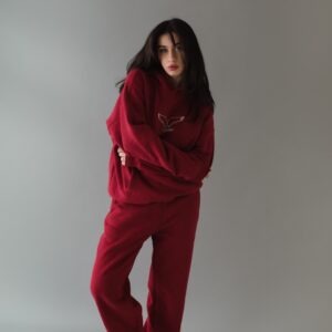 Burgundy Wings Set