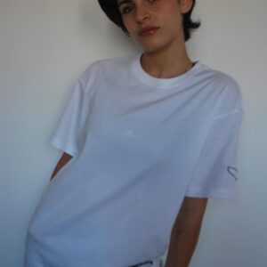 winged T-shirt in white